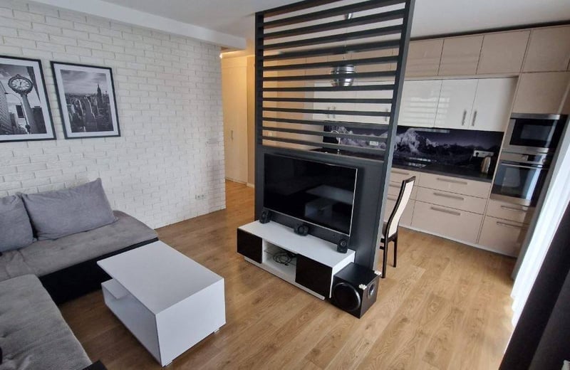 Miete einer gemütlichen 3-Zimmer-Wohnung, 59 m², Psie Pole, Breslau, Polen